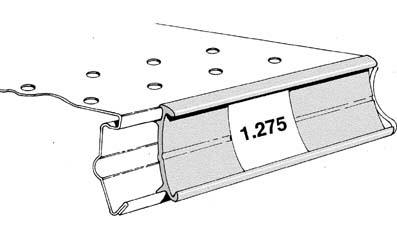 DGA13 Single Position Price Tag Molding 