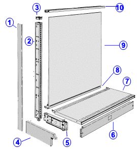 Store Shelving Parts